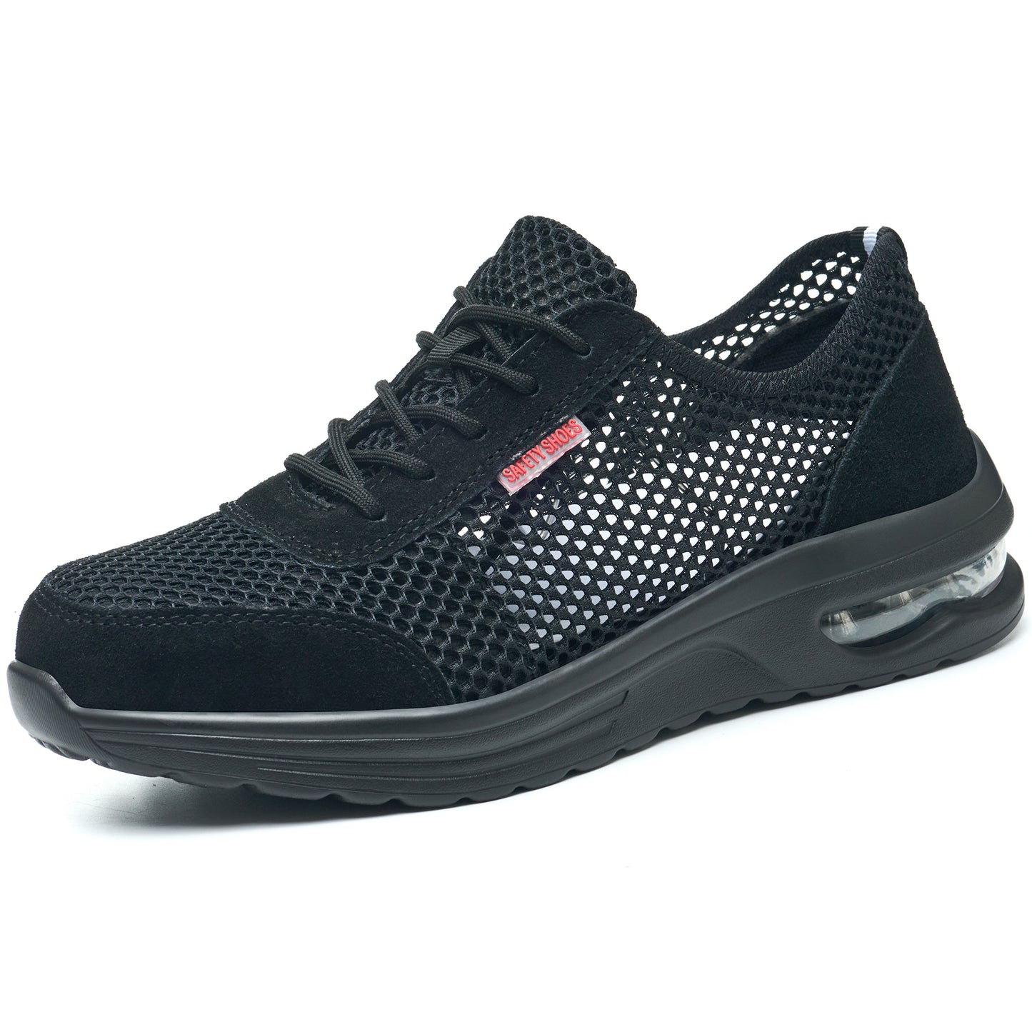 Men's Summer Steel Toe Safety Shoes With Breathable Mesh