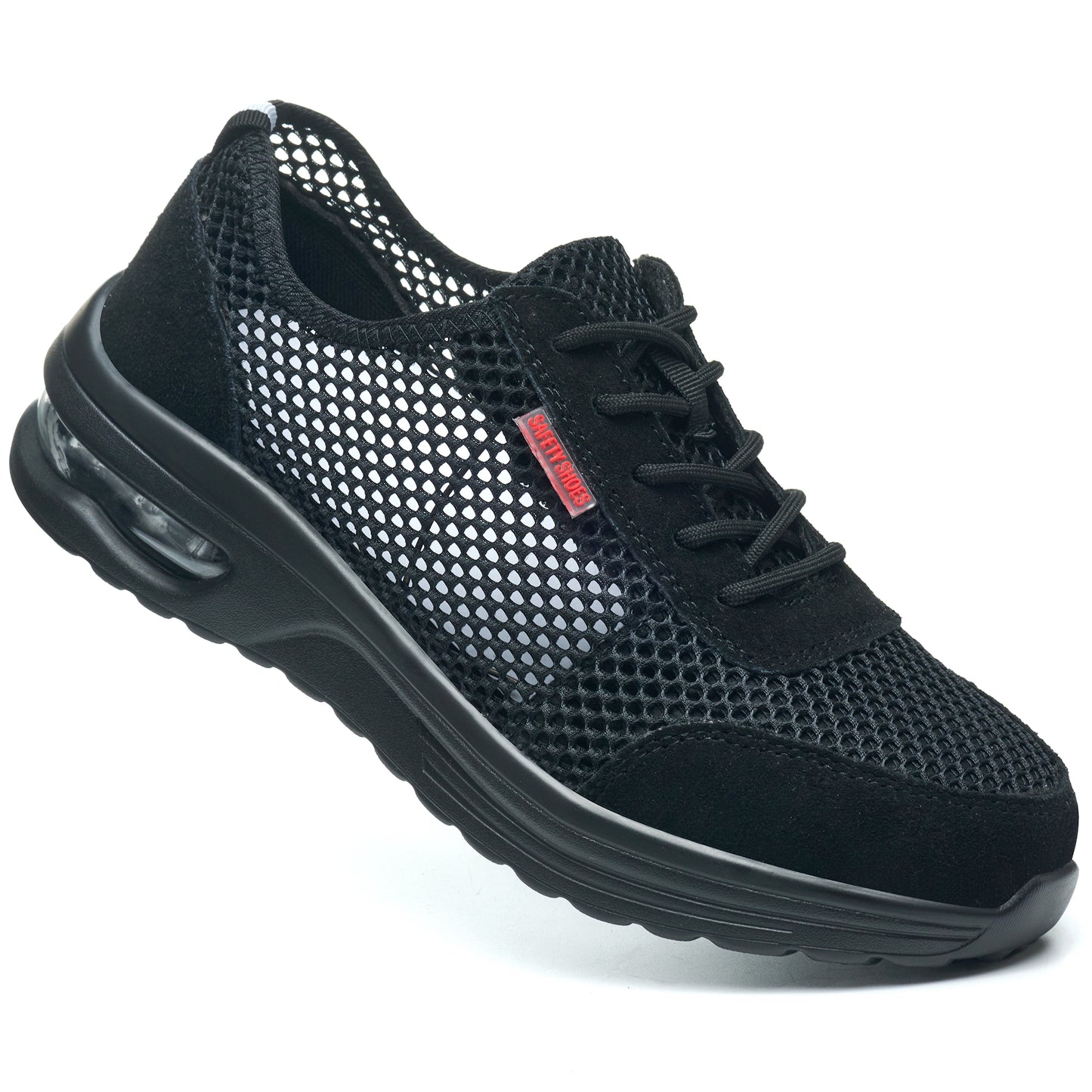Men's Summer Steel Toe Safety Shoes With Breathable Mesh
