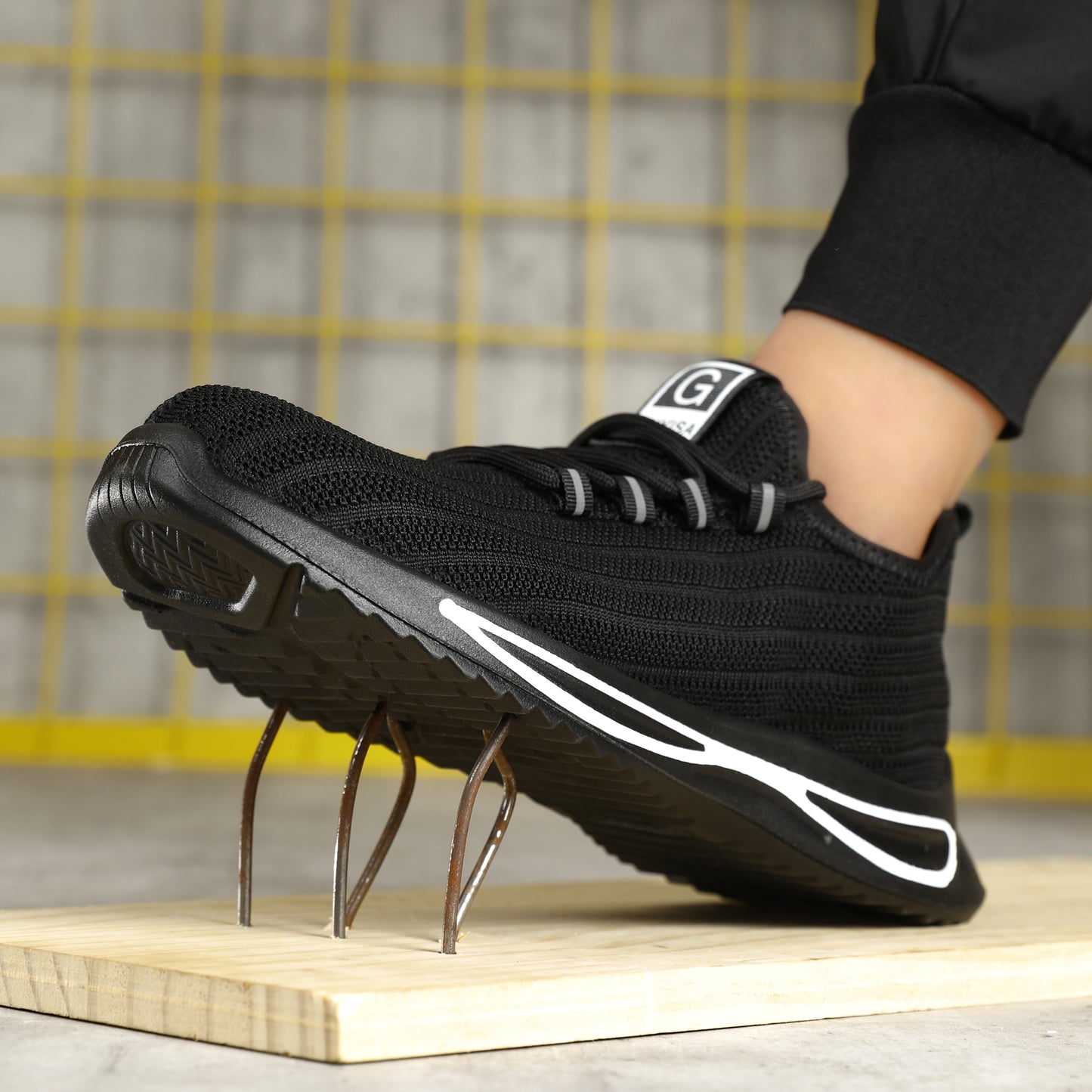 Most Breathable Steel Toe Mesh Safety Shoes Puncture Proof