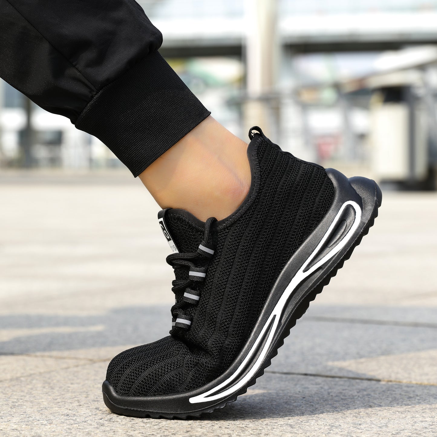 Most Breathable Steel Toe Mesh Safety Shoes Puncture Proof