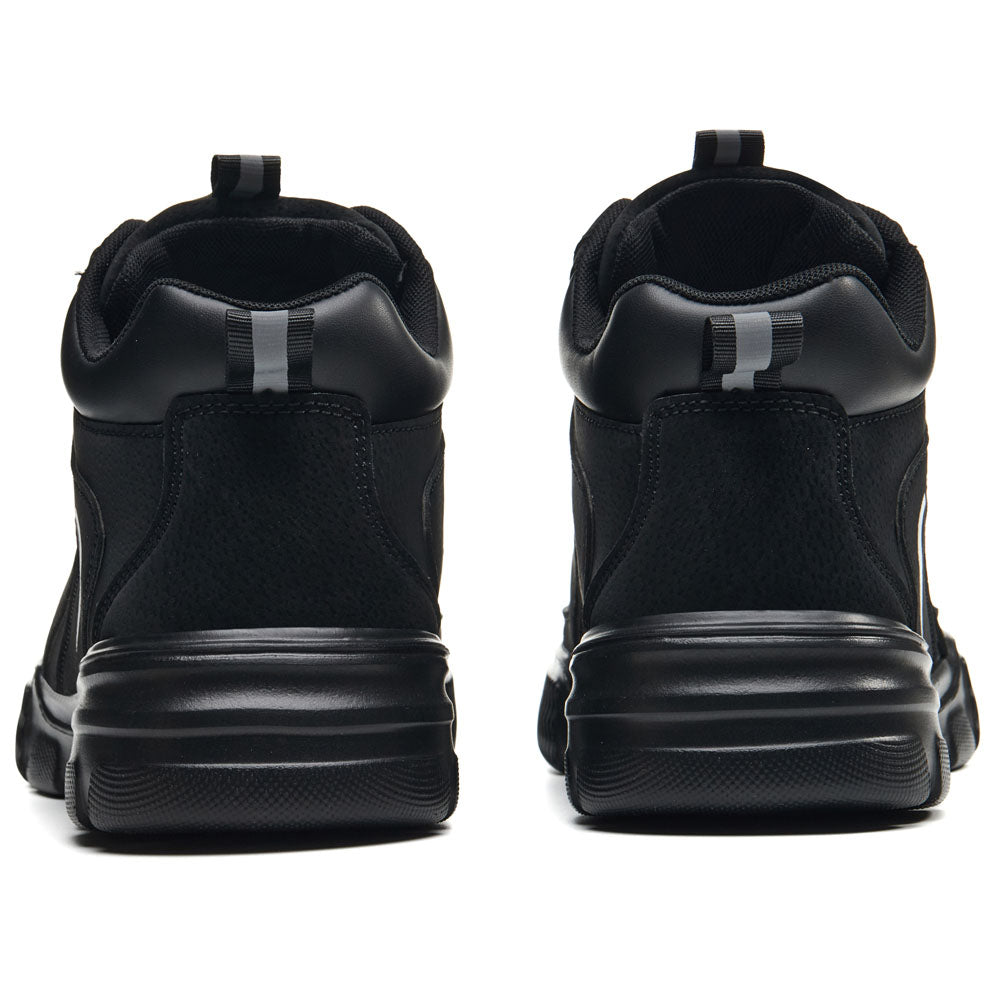 No Tie Steel Toe Work Boots For Men