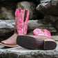 Pink Square Toe Cowgirl Boots – Fashionable Comfort for Women