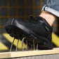 Quick Lace Composite Toe Work Shoes Puncture Proof