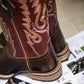 Red Leather Cowboy Boots for Women Comfortable Stylish Western Boots