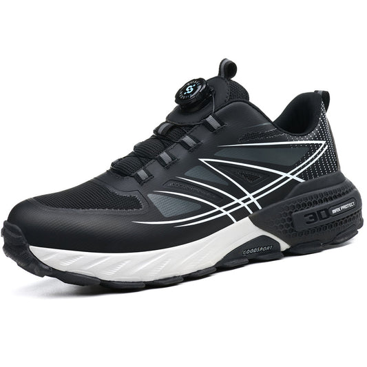 Comfortable Steel Toe Shoes Anti Smashing Black