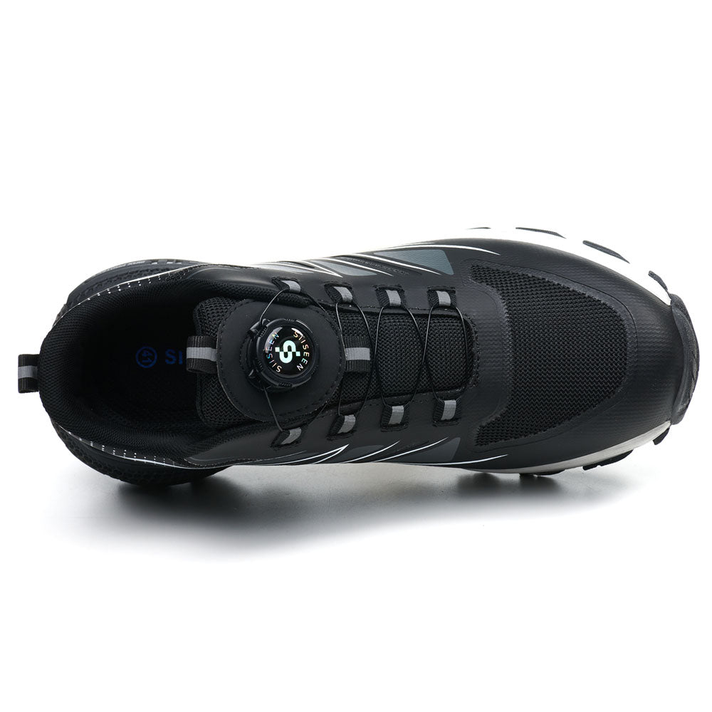 Comfortable Steel Toe Shoes Anti Smashing Black