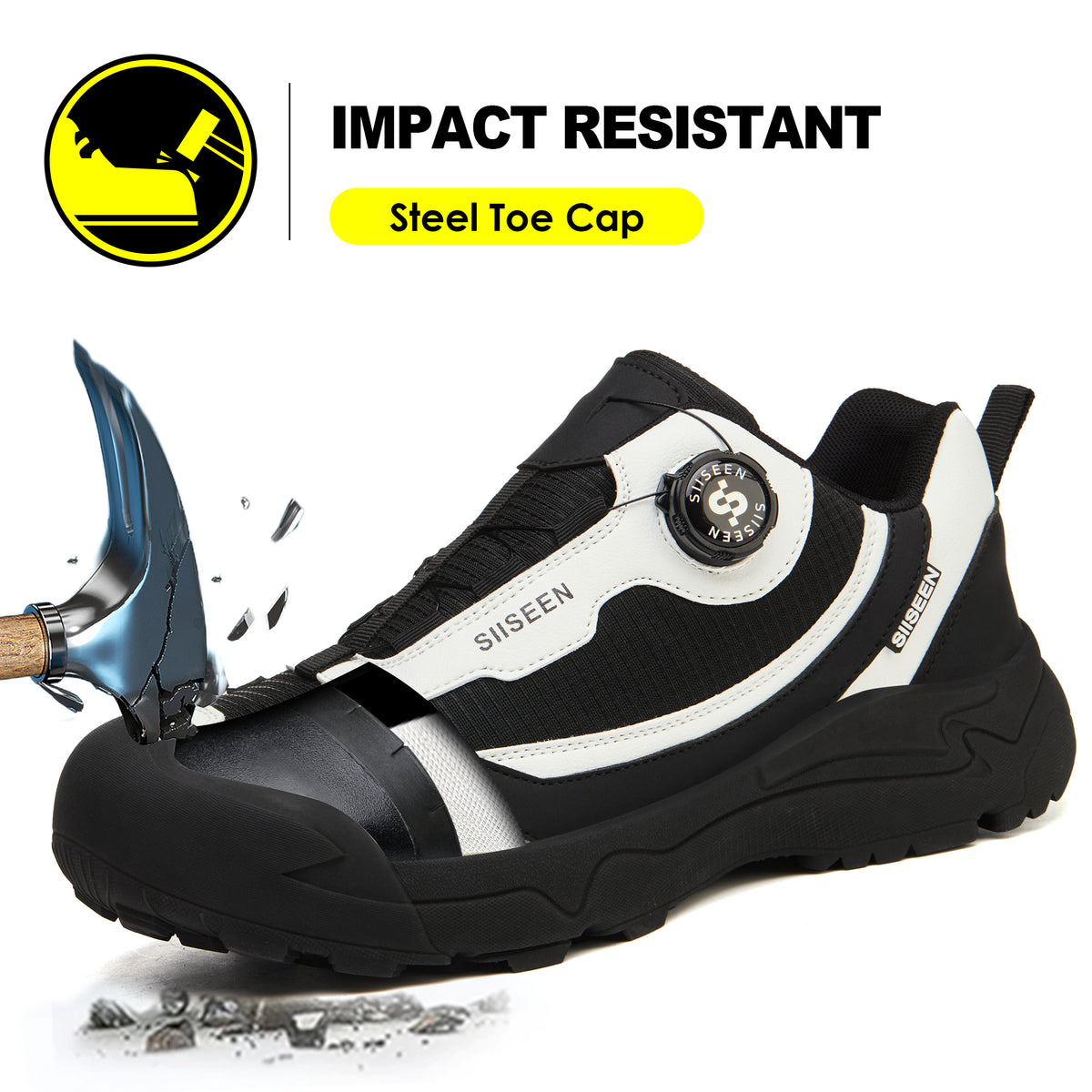 Stylish Comfortable Steel Toe Hiking Shoes for Men