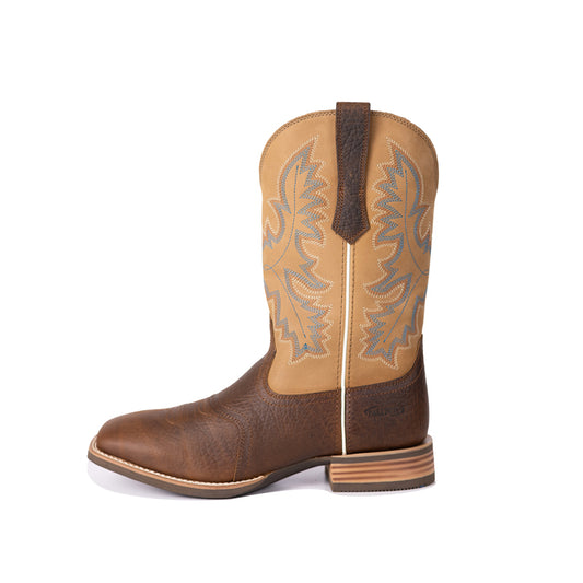 Stylish Embroidered Men’s Western Cowboy Boots Heritage Roughstock