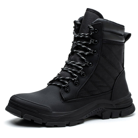 Stylish High Top Steel Toe Boots for Men