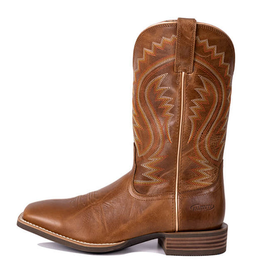 Traditional Men’s Western Cowboy Boots Square Toe
