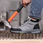 Warm Wool Lined High Top Steel Toe Work Boots