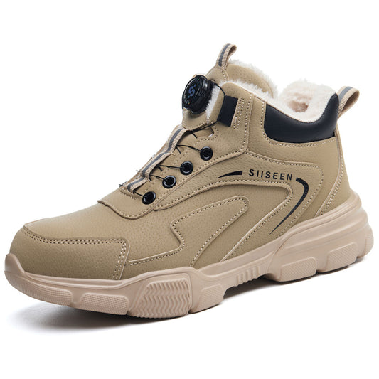 Men’s Winter Insulated Steel Toe Safety Work Boots