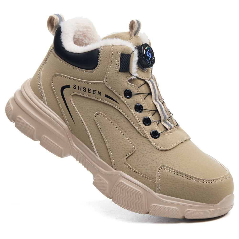 Men’s Winter Insulated Steel Toe Safety Work Boots