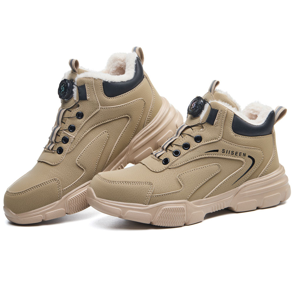 Men’s Winter Insulated Steel Toe Safety Work Boots