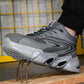 DS1120 Lightweight Breathable Steel Toe Work Shoes Gray