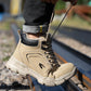 DS9193 Warmest Winter Steel Toe Work Boots Khaki
