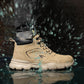 DS9193 Warmest Winter Steel Toe Work Boots Khaki