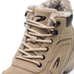 DS9193 Warmest Winter Steel Toe Work Boots Khaki